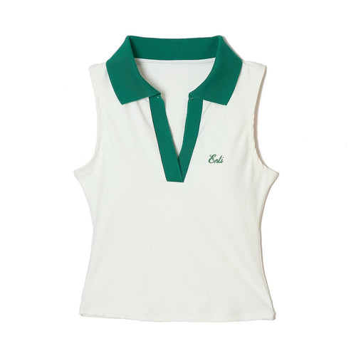 SLEEVELESS POLO