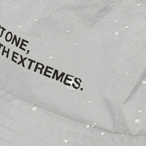 WATER REPELLENT BUCKET HAT GRAY