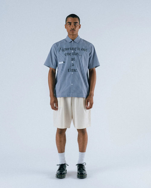 Reymon S/S Stripe Oxford Button-Up Shirt