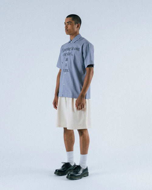 Reymon S/S Stripe Oxford Button-Up Shirt