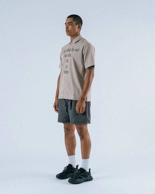 Reymon S/S Stripe Oxford Button-Up Shirt
