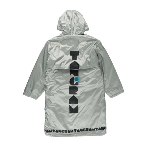 BOLD LOGO BOA OVER COAT SILVER