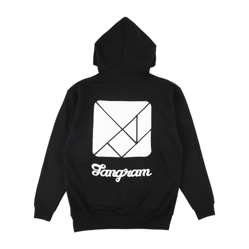 TANG LOGO FULL ZIP SWEAT HOODIE Black