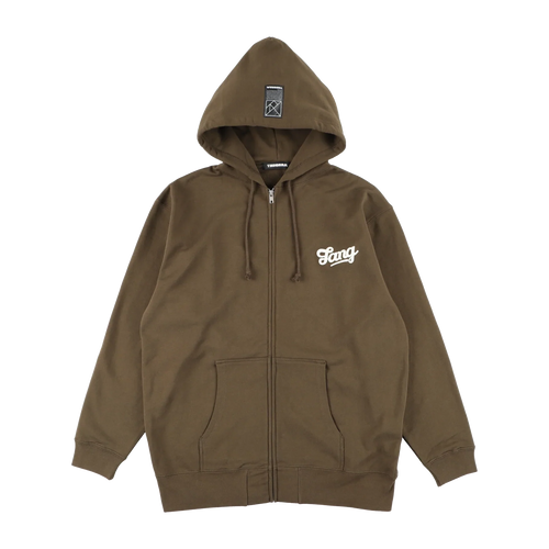 TANG LOGO FULL ZIP SWEAT HOODIE Olive