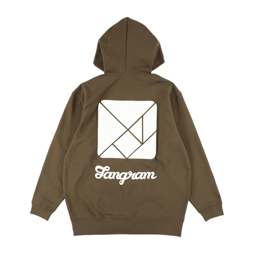 TANG LOGO FULL ZIP SWEAT HOODIE Olive