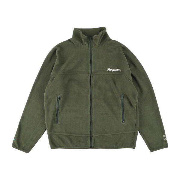 TURF FLEECE JACKET MOSS GREEN