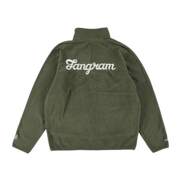 TURF FLEECE JACKET MOSS GREEN