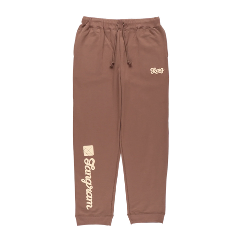 TANG LOGO SWEAT PANTS Brown