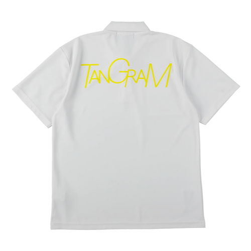 VERTICAL NEON LOGO POLO SHIRTS WHITE