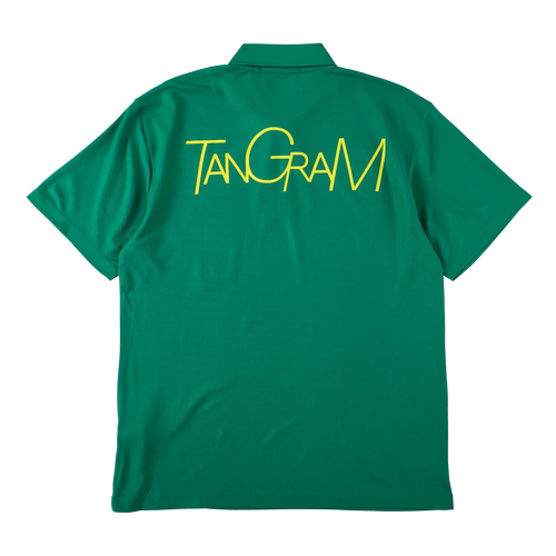 VERTICAL NEON LOGO POLO SHIRTS GREEN
