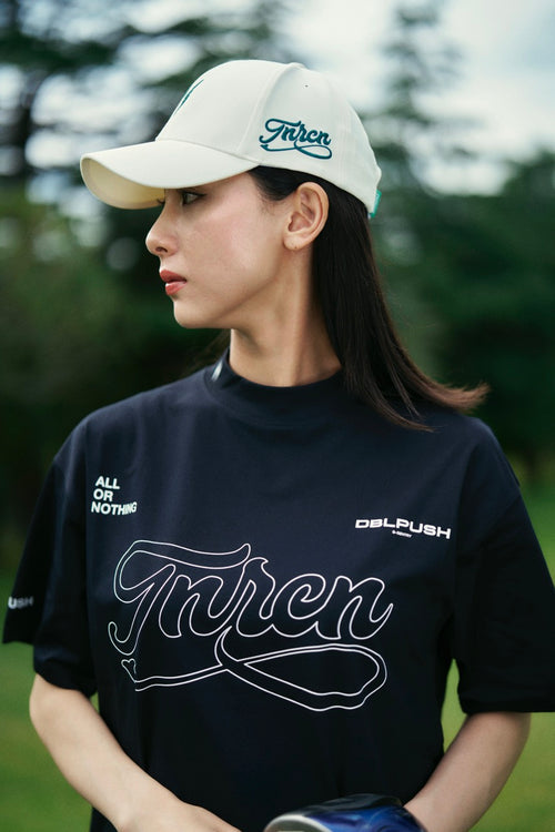 WM SIGNATURE LOGO S/S MOCK NECK TEE