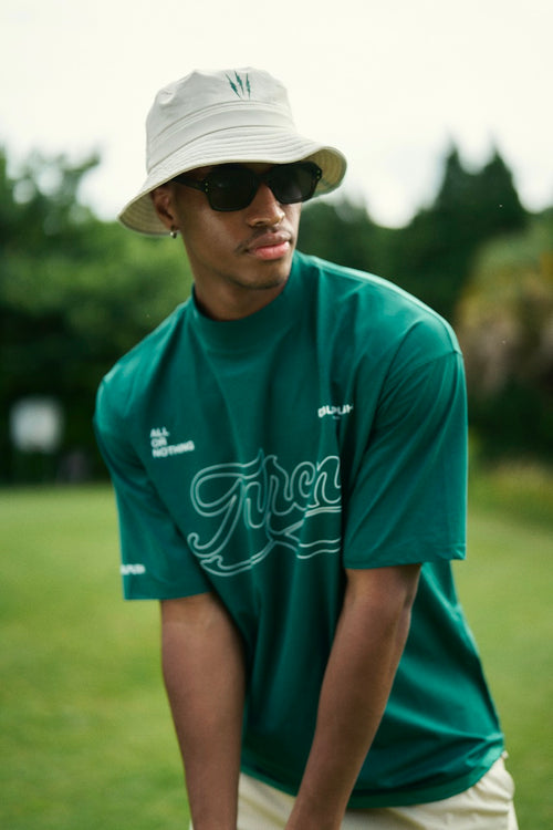 WM SIGNATURE LOGO S/S MOCK NECK TEE