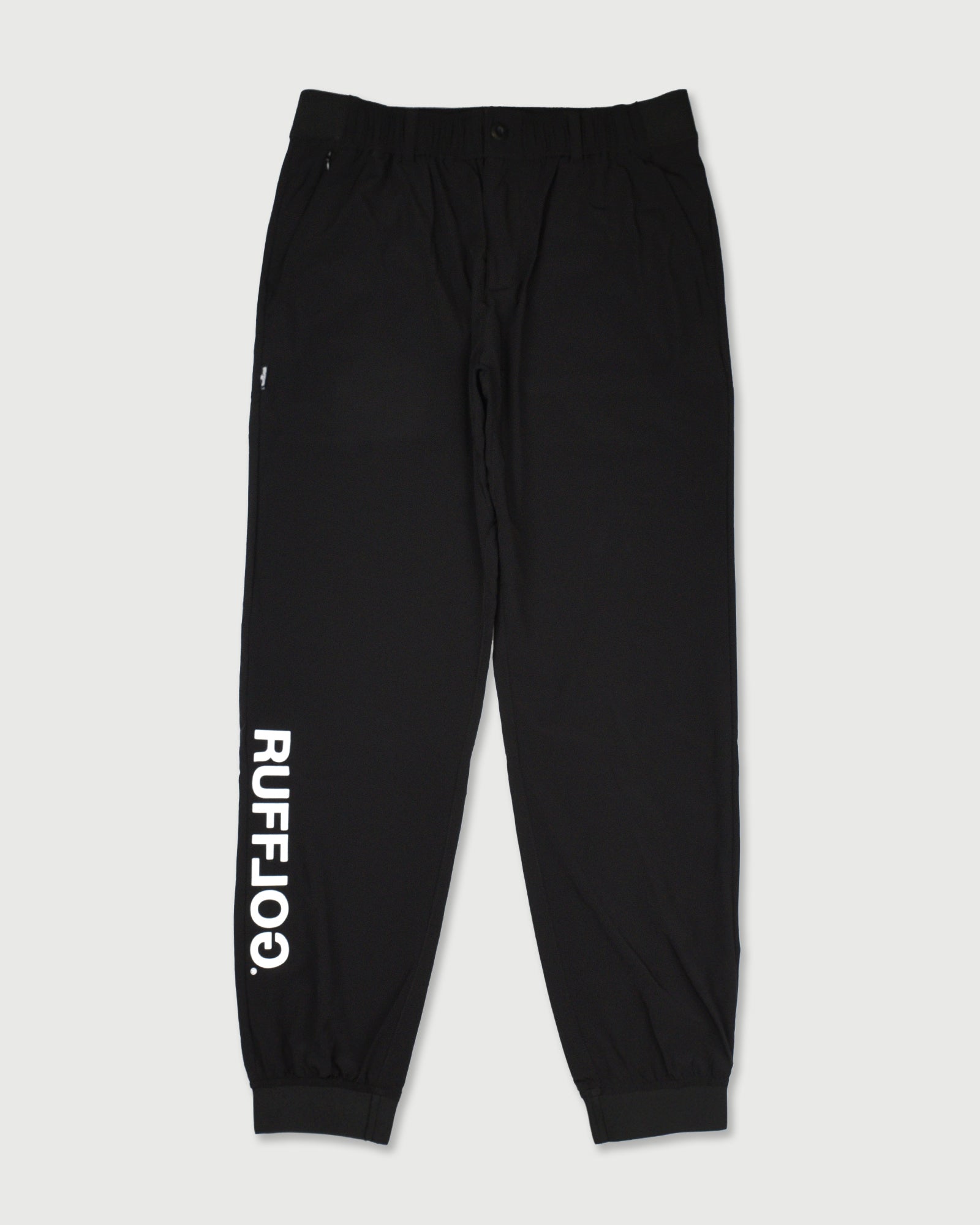 RACING LOGO WIDE TRAINING PANTS NAVY – RUFFLOG