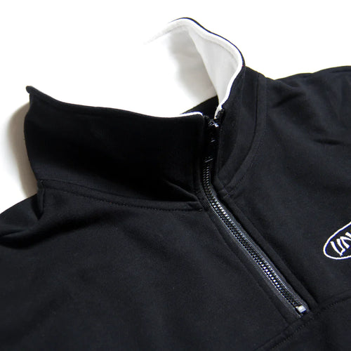 HALF ZIP SWEAT BLACK