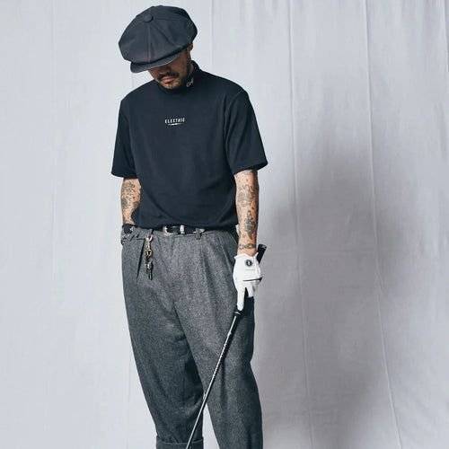 UNDERVOLT MOCK NECK S/S TEE - BLACK