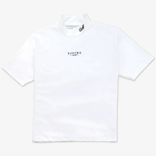 UNDERVOLT MOCK NECK S/S TEE - WHITE
