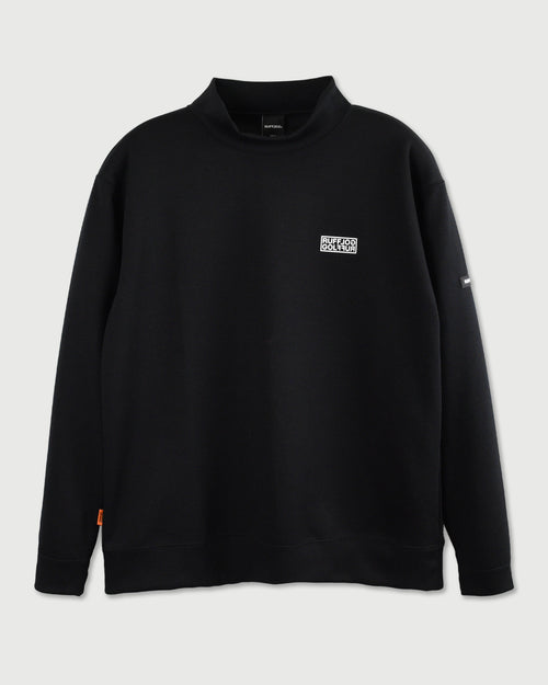 WM VERTICAL LOGO L/S MOCKNECK