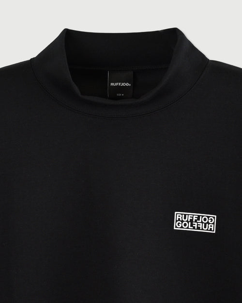 WM VERTICAL LOGO L/S MOCKNECK