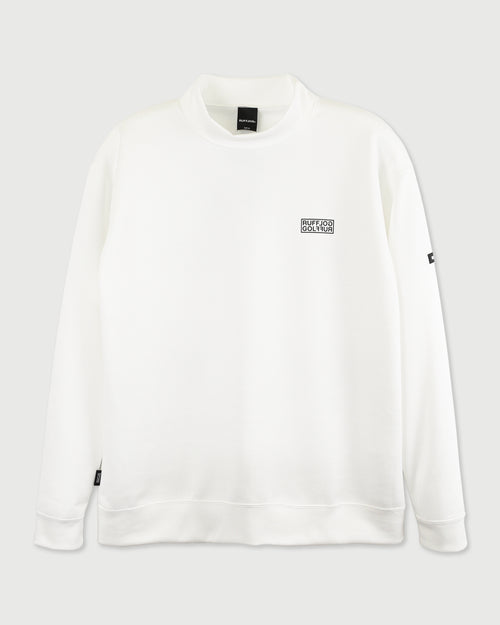 WM VERTICAL LOGO L/S MOCKNECK