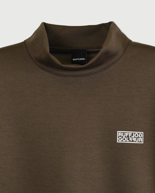 WM VERTICAL LOGO L/S MOCKNECK