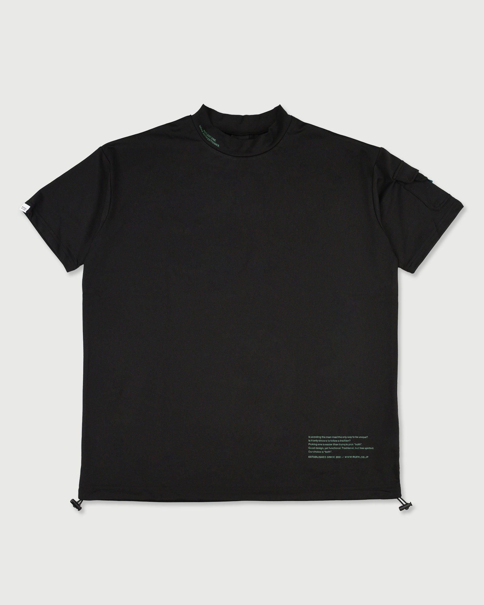 レディースウェア WM VERTICAL LOGO MOCK NECK SHIRTS BLACK WM VERTICAL LOGO MOCK NECK SHIRTS BLACK レディースウェア WM