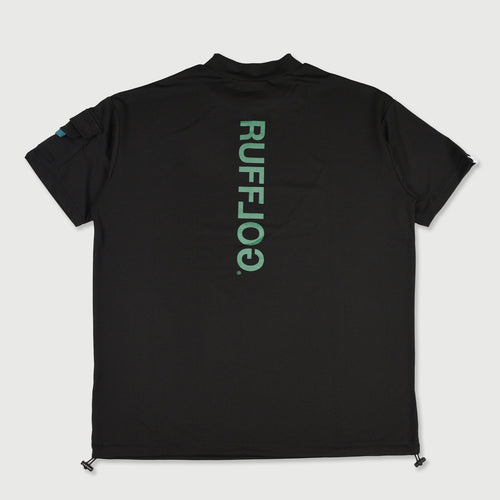 VERTICAL LOGO OUTPOCKET MOCK NECK SHIRTS