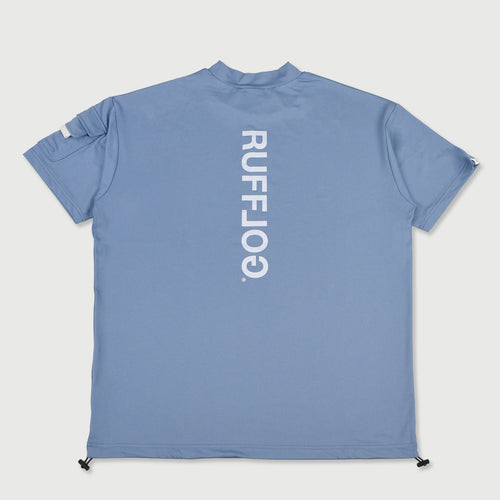 VERTICAL LOGO OUTPOCKET MOCK NECK SHIRTS