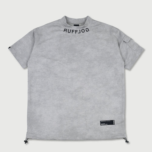 VINTAGE FADE BLUR LOGO MOCK NECK SHIRTS