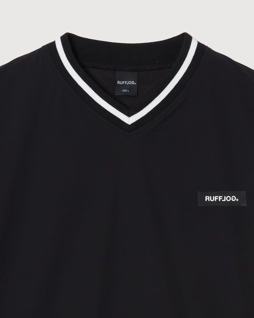 V NECK PISTE BLACK