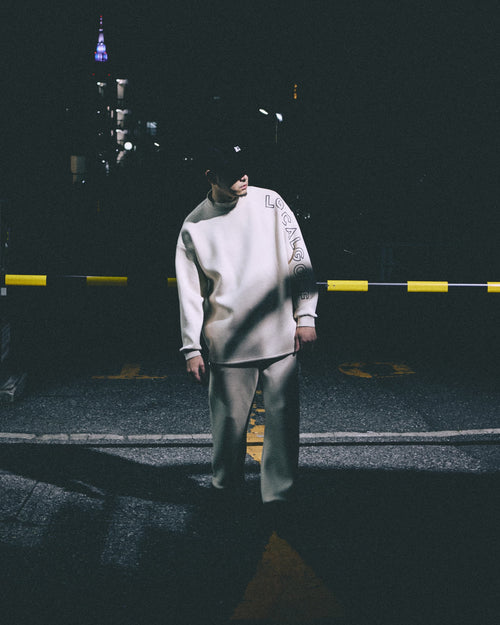 Cardboard Knit Jogger PANTS BEIGE