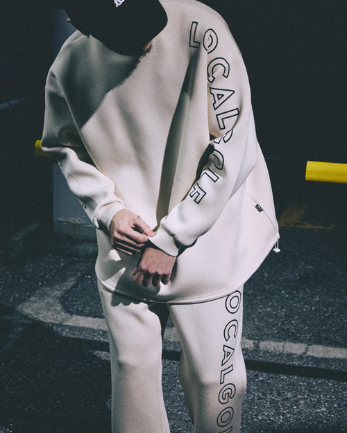 Cardboard Knit Jogger PANTS BEIGE