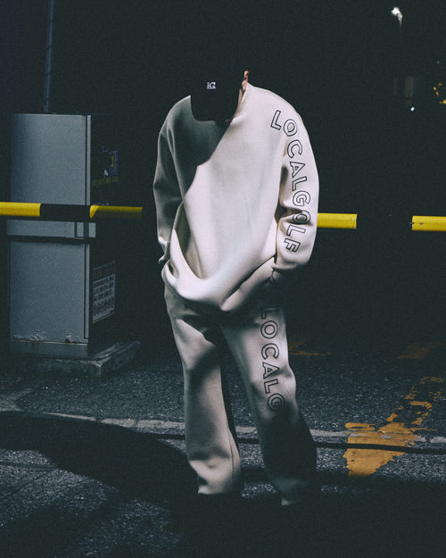 Cardboard Knit Jogger PANTS BEIGE