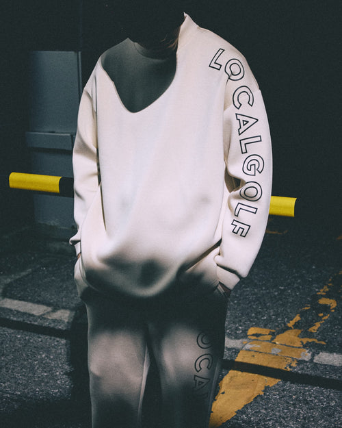 Cardboard Knit MOCK NECK BEIGE
