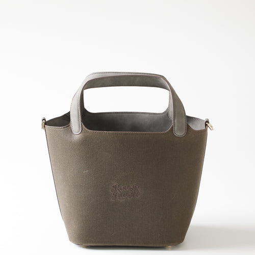 WAX CANVAS CART BAG Dark Brown