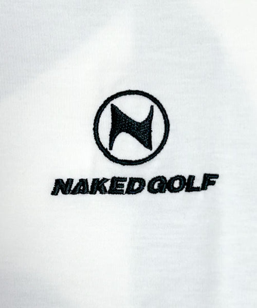 【WOMENS】"Company souvenir" mock neck tops WHITE