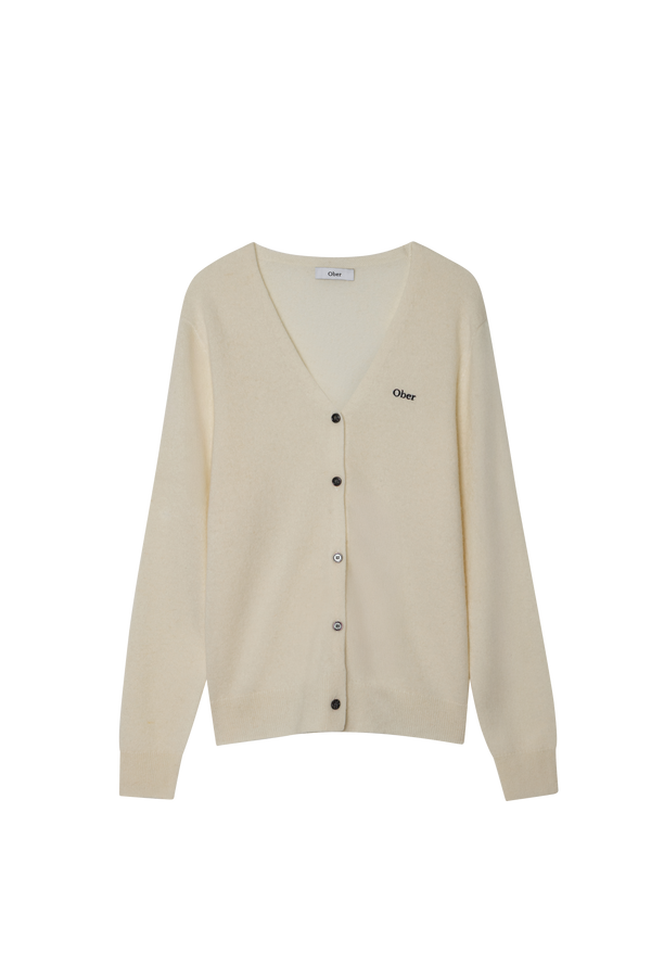 V-neck cardigan