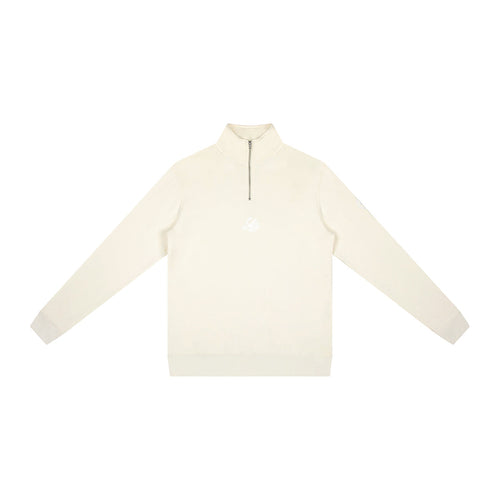 1/4 Zip Pullover Cream