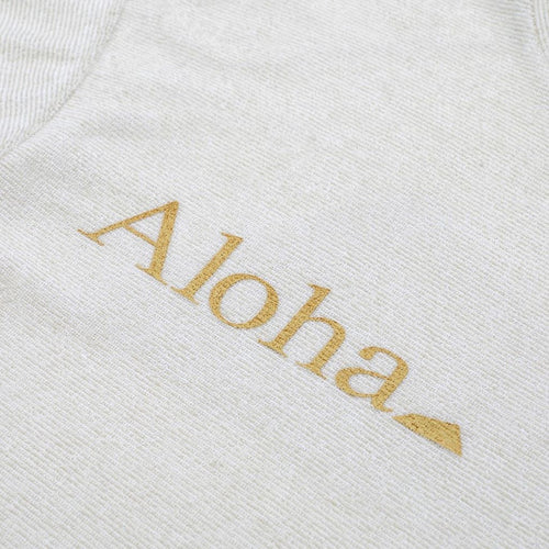 Honu Tech Pile Mockneck S/S(ALOHA DH) SAND