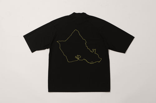 SURF Mockneck S/S(OAHU) BLACK