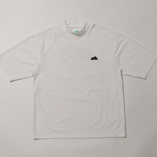 SURF Mockneck S/S(DH Dimple) WHITE