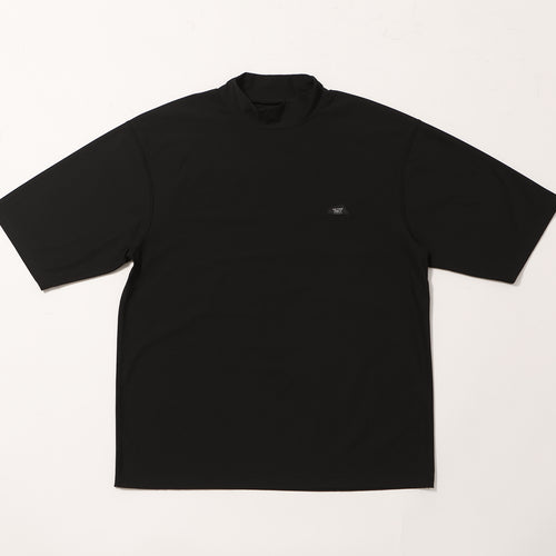 SURF Mockneck S/S(DH Dimple) BLACK