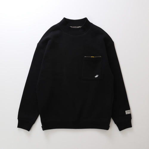 Primary Logo SW Mock Neck BLACK