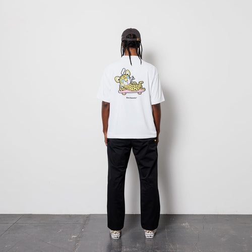 Bkws Lazy Cheeth Back Print Mock Neck S/S_511-12009