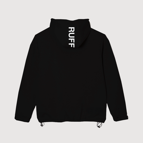 ZIP HOODIE JACKET BLACK