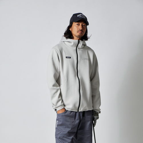 ZIP HOODIE JACKET BEIGE