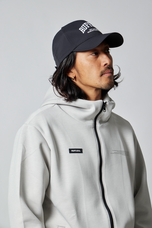 ZIP HOODIE JACKET BEIGE