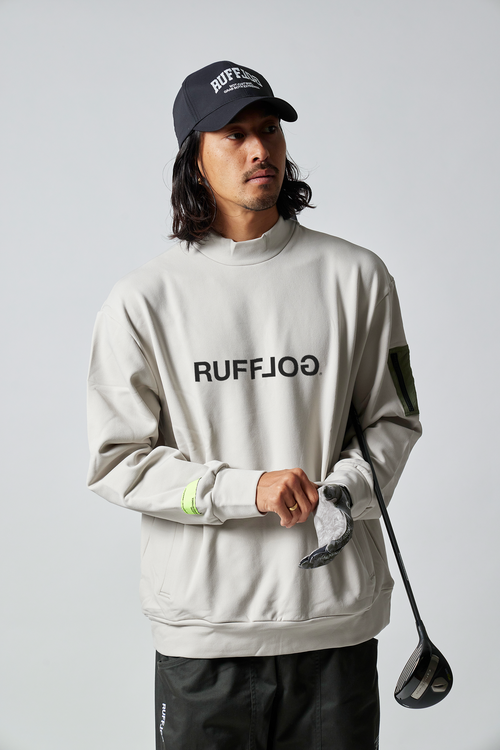 MOCK NECK SWEAT BEIGE