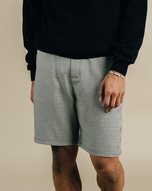 Benedict Houndstooth Shorts