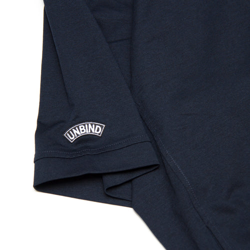 STRETCH ZIP UP SHIRT NAVY