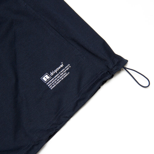 STRETCH ZIP UP SHIRT NAVY